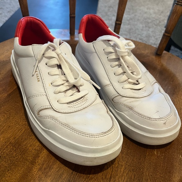 Cole Haan red and white sneakers - Picture 4 of 8